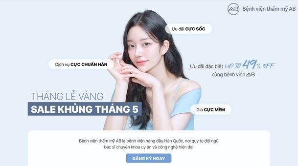 Khuyến mãi khủng tại Bệnh viện thẩm mỹ AB Hàn Quốc