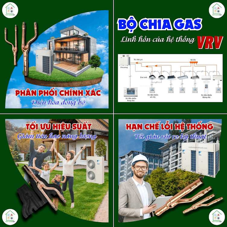 BỘ CHIA GAS - LINH HỒN CỦA HỆ THỐNG VRV