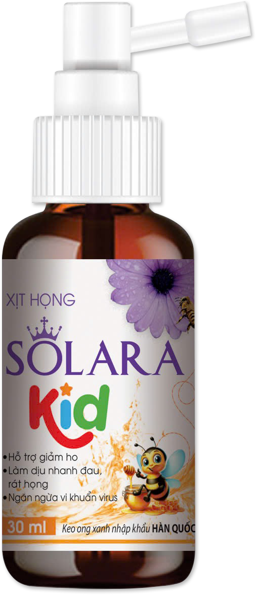 Xịt họng Solara Kid